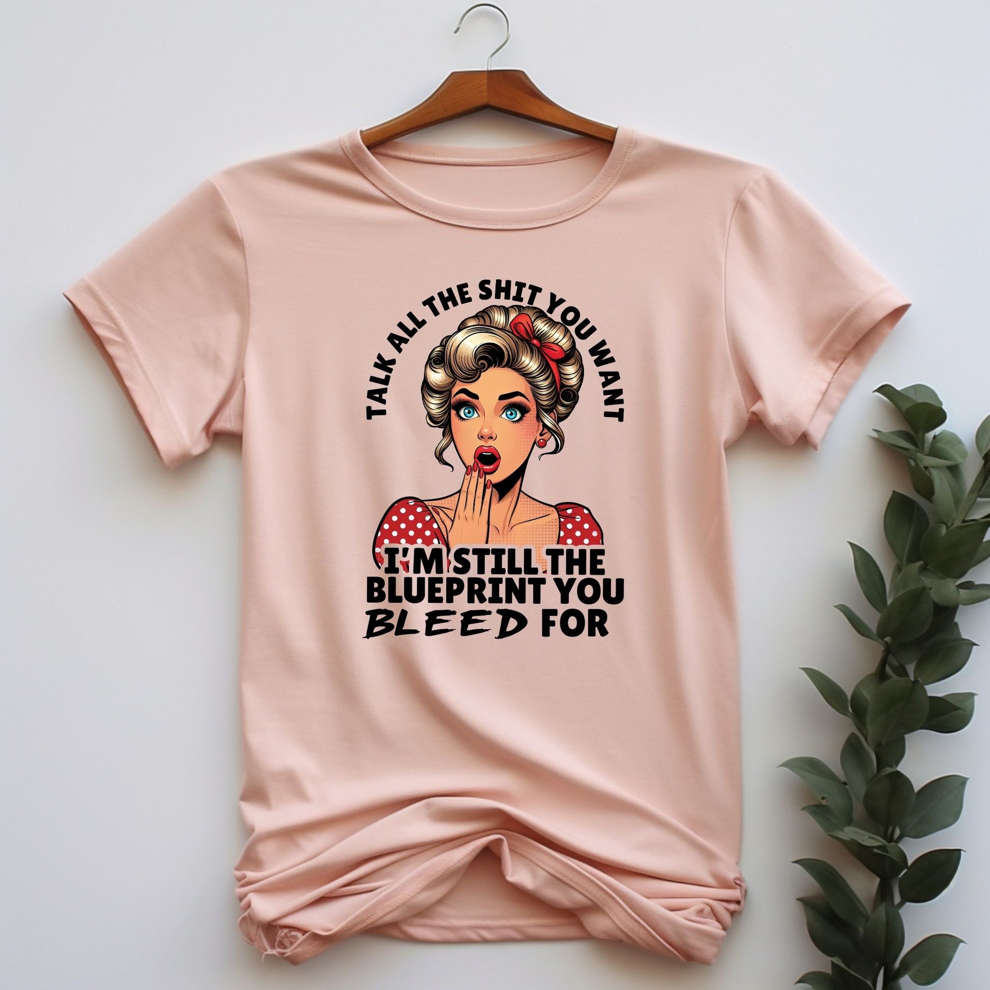 I’m Still the Blueprint T-Shirt – Retro Pop Art Pin-Up Graphic Tee - Designs By Dice