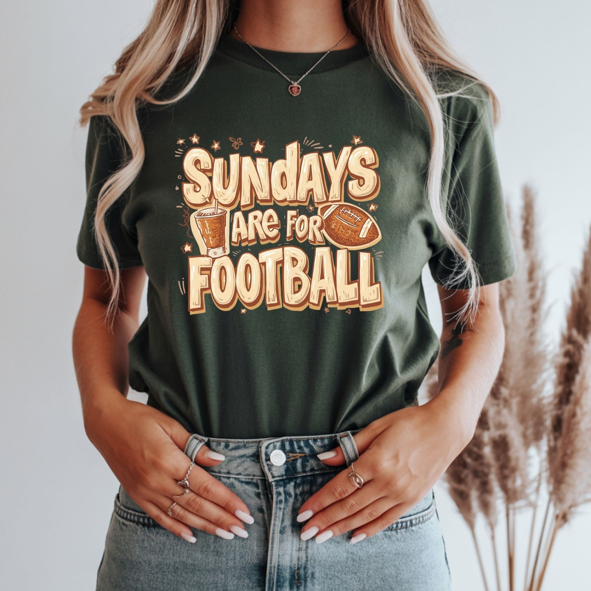 Sundays Are for Football T-Shirt – Retro Game Day Graphic Tee - Designs By Dice