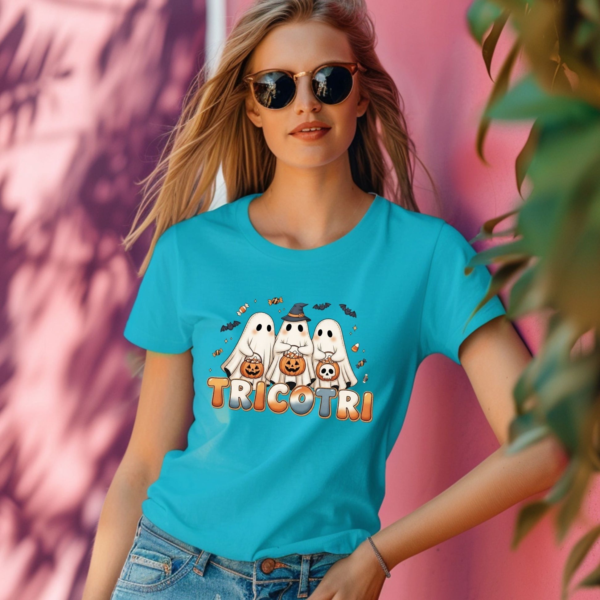 TricoTri Halloween Ghost T-Shirt – Cute Spanish Trick or Treat Graphic Tee - Designs By Dice