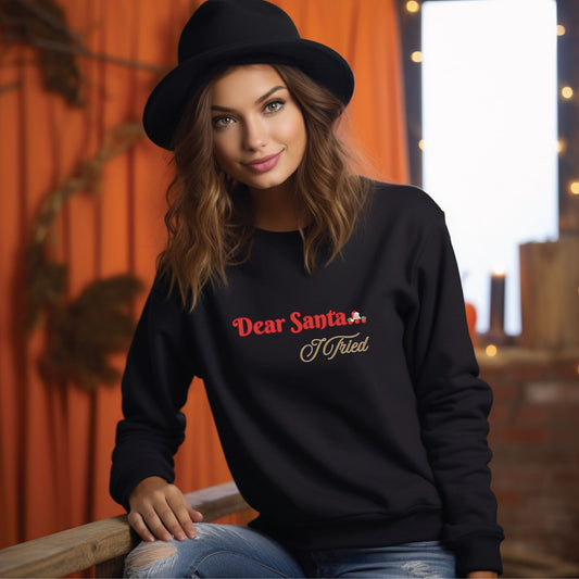 Christmas Sweatshirt | Funny Two-Sided Crewneck | Sarcastic Holiday Gift