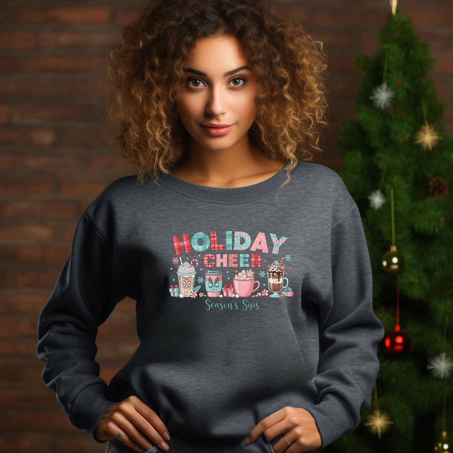 Holiday Cheer Sweatshirt | Christmas Crewneck