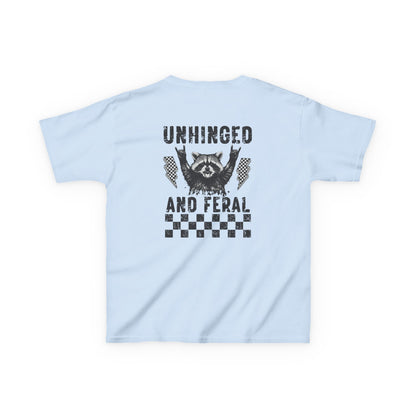 Unhinged & Feral Raccoon big Kids Tee