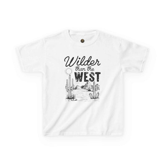 Adventurous Kids Cotton Tee - Wilder than the West
