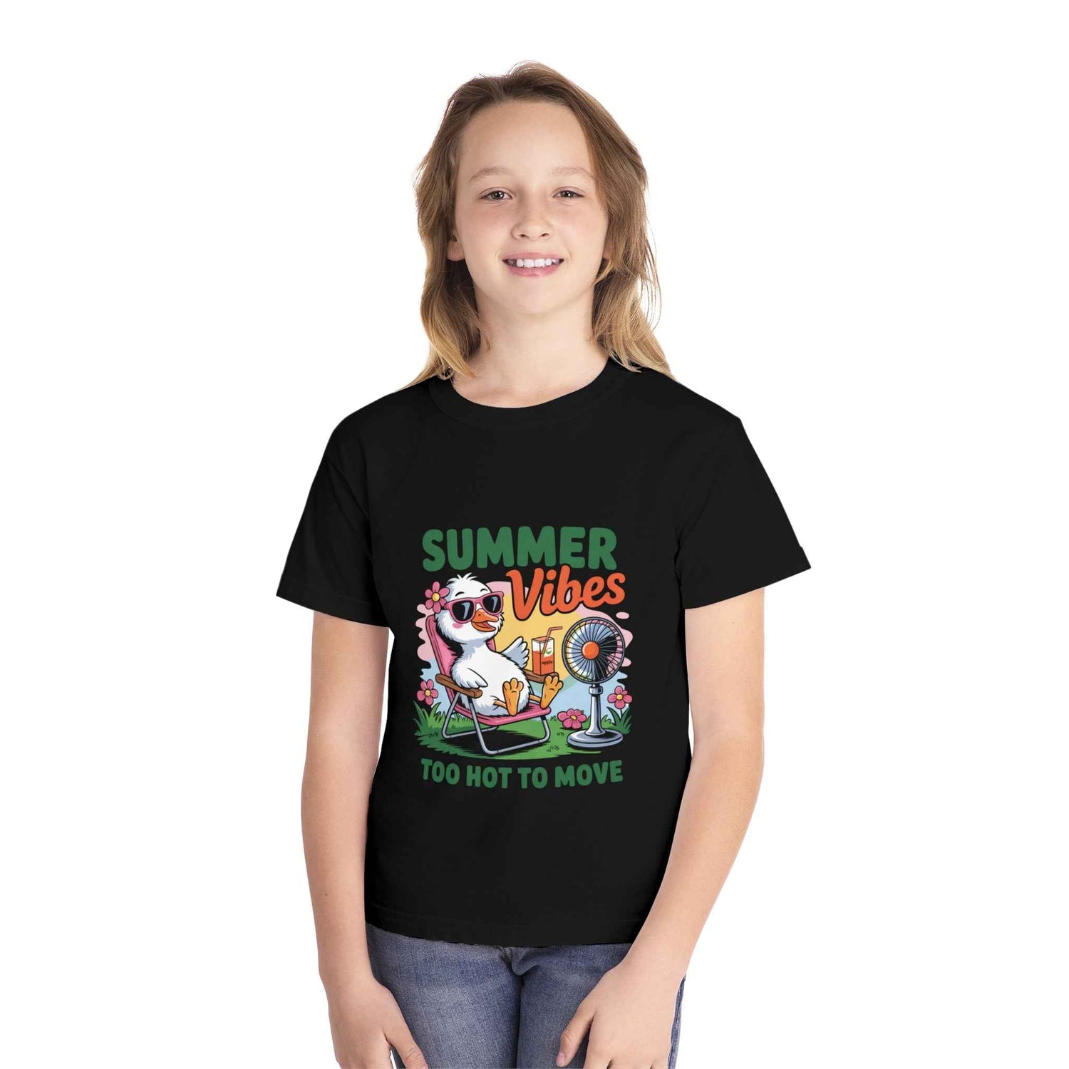 Summer Vibes Girls Graphic Tee