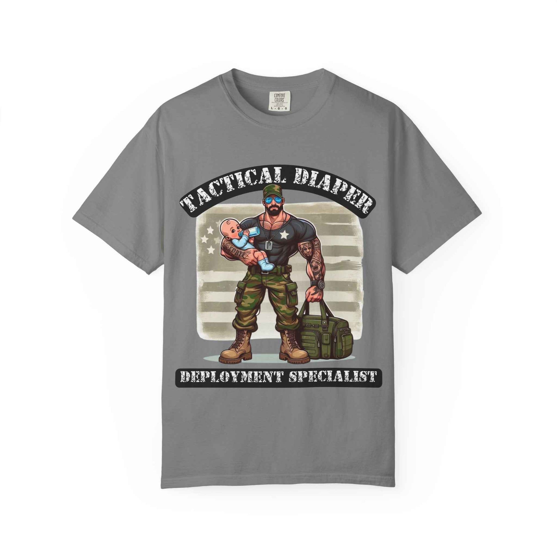 Tactical Dad T-Shirt - Black/White text