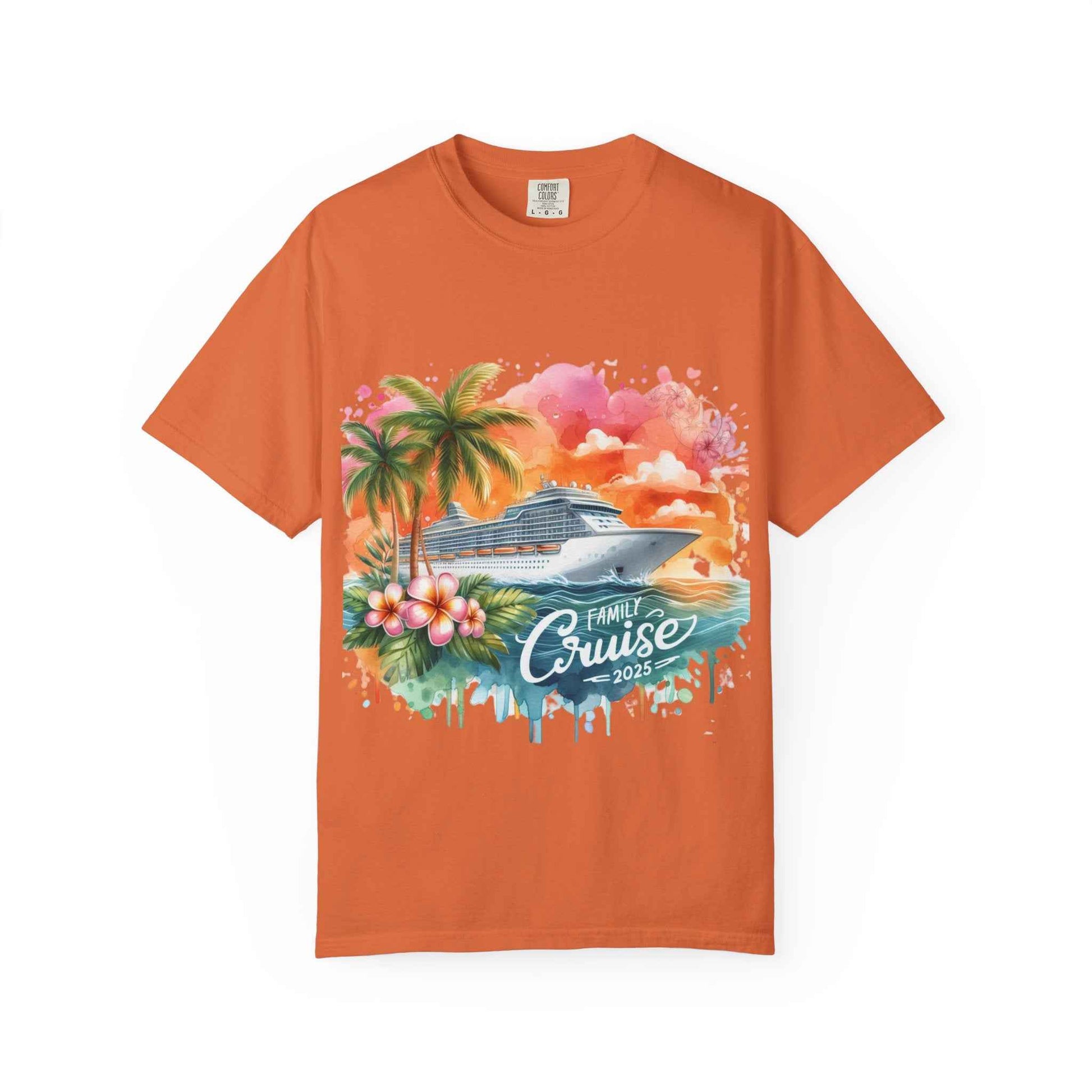 Family Cruise 2025 Watercolor T-Shirt