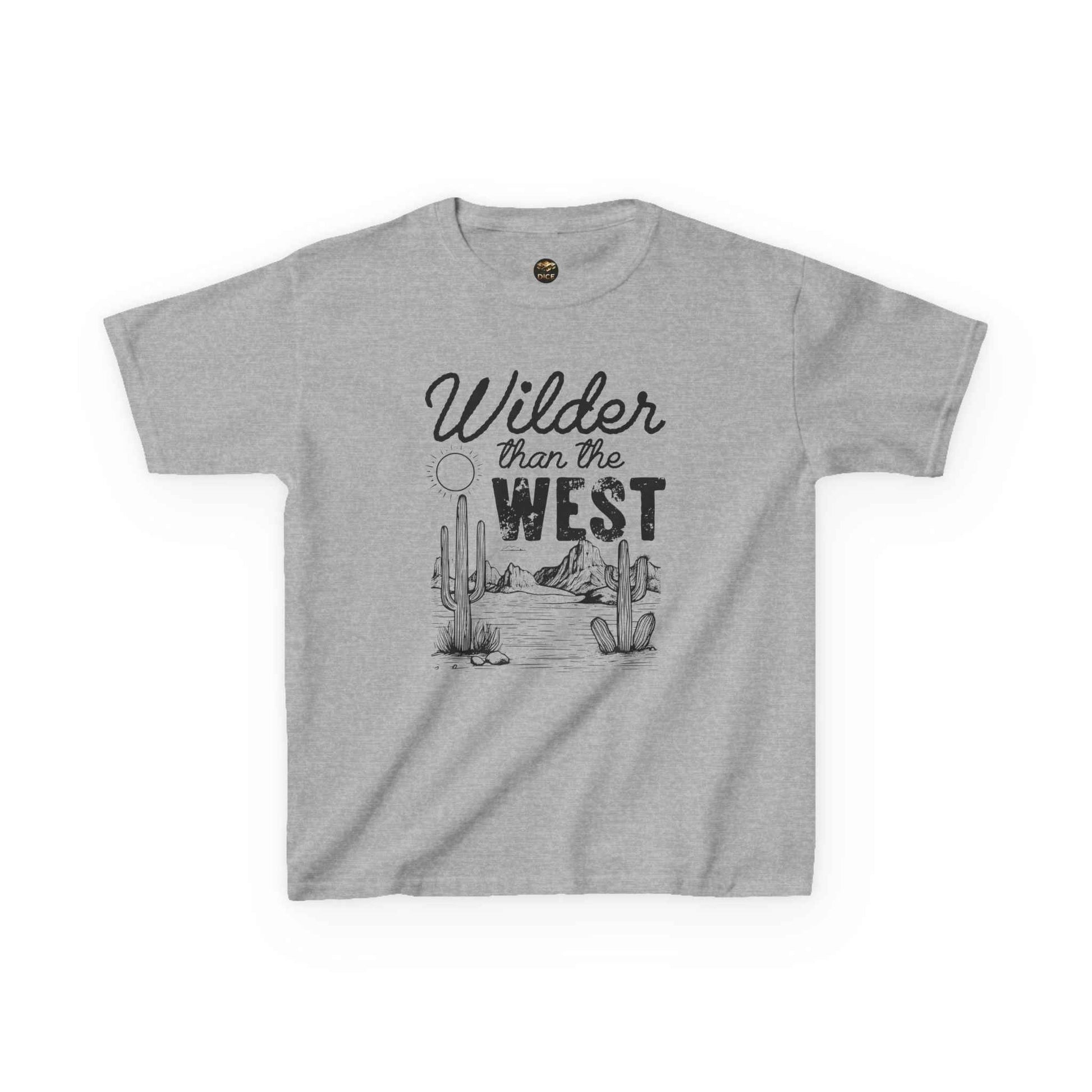 Adventurous Kids Cotton Tee - Wilder than the West
