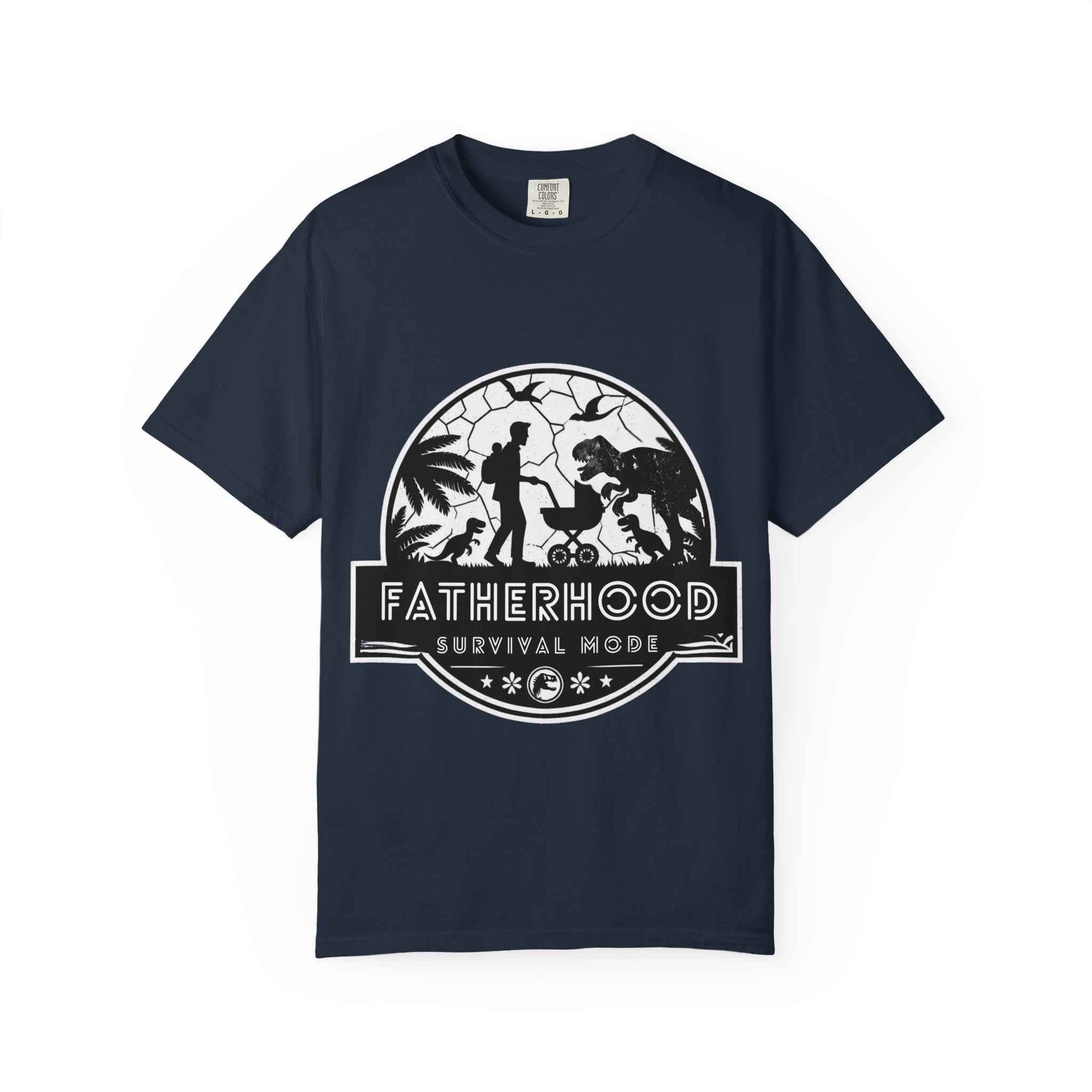 Fatherhood Survival Mode - Jurassic Park theme Graphic Tee