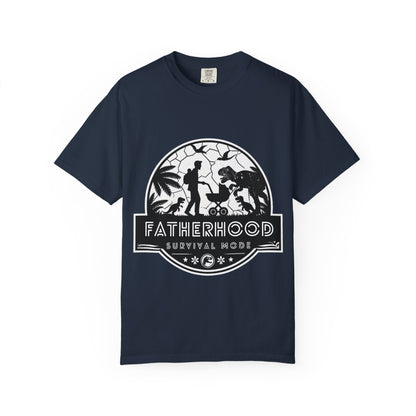Fatherhood Survival Mode - Jurassic Park theme Graphic Tee