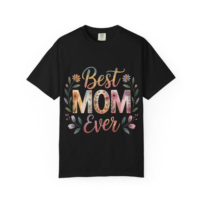 Floral Best Mom Ever T-Shirt
