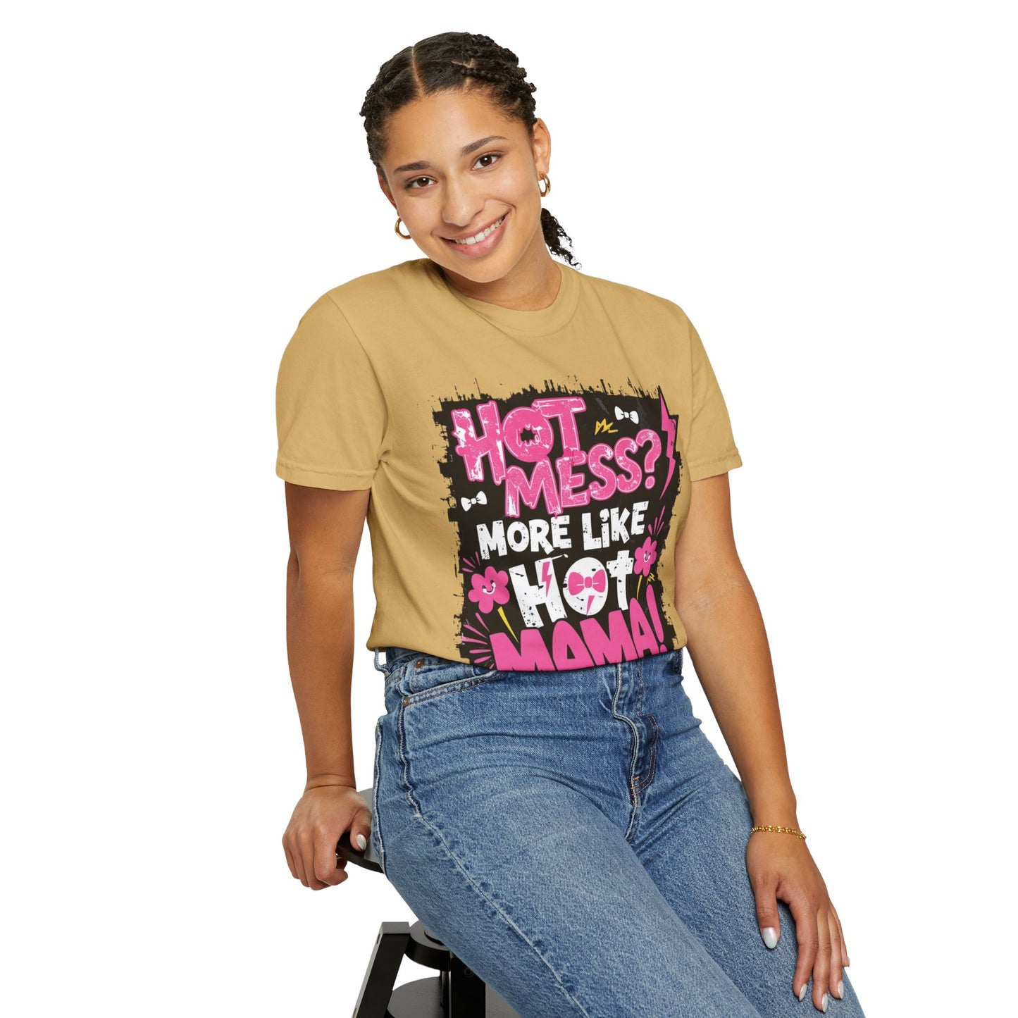 Hot Mama Graphic Unisex T-Shirt - Fun Casual Wear for Moms