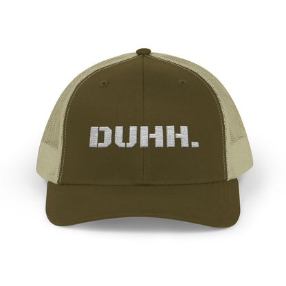 Trendy Snapback Cap with 'DUHH.' Design