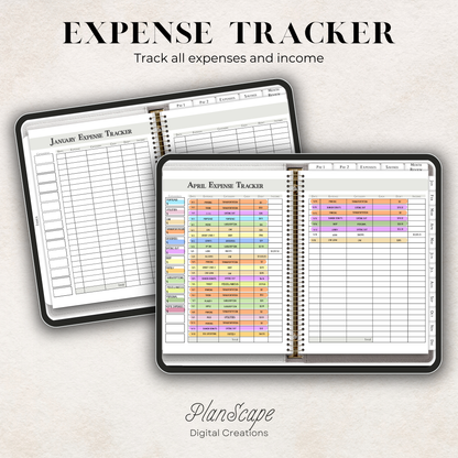 Digital Budget Planner: Undated Finance Organizer