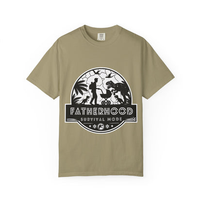 Fatherhood Survival Mode - Jurassic Park theme Graphic Tee
