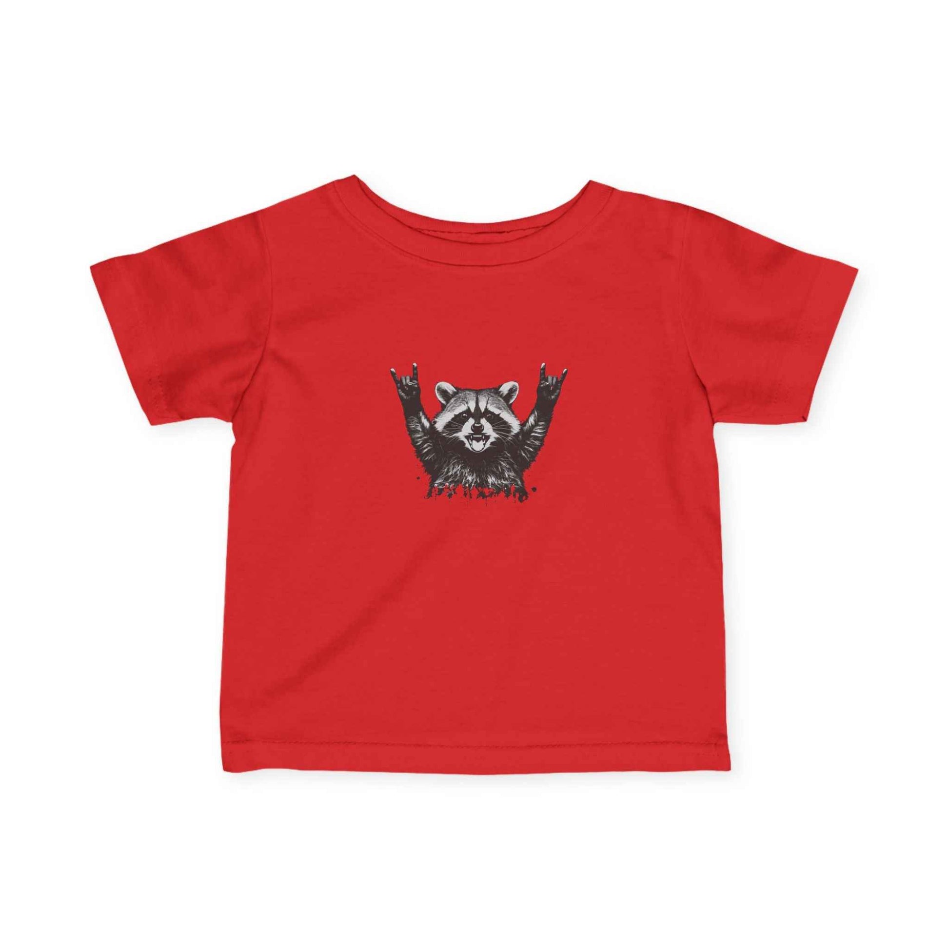 Rocking Raccoon Toddler Tee - Unhinged & Feral T-Shirt