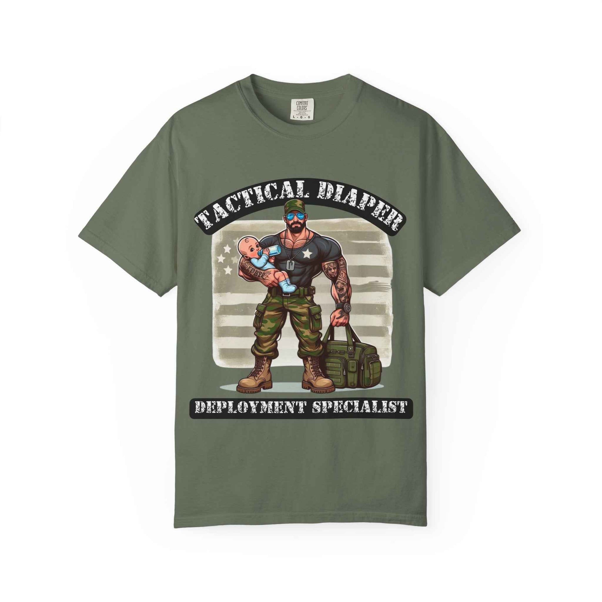 Tactical Dad T-Shirt - Black/White text