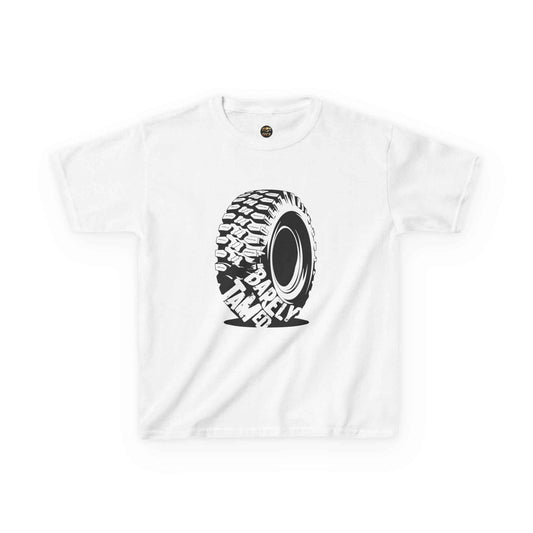 Barely Tamed Kids Tire Print Tee