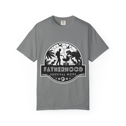 Fatherhood Survival Mode - Jurassic Park theme Graphic Tee
