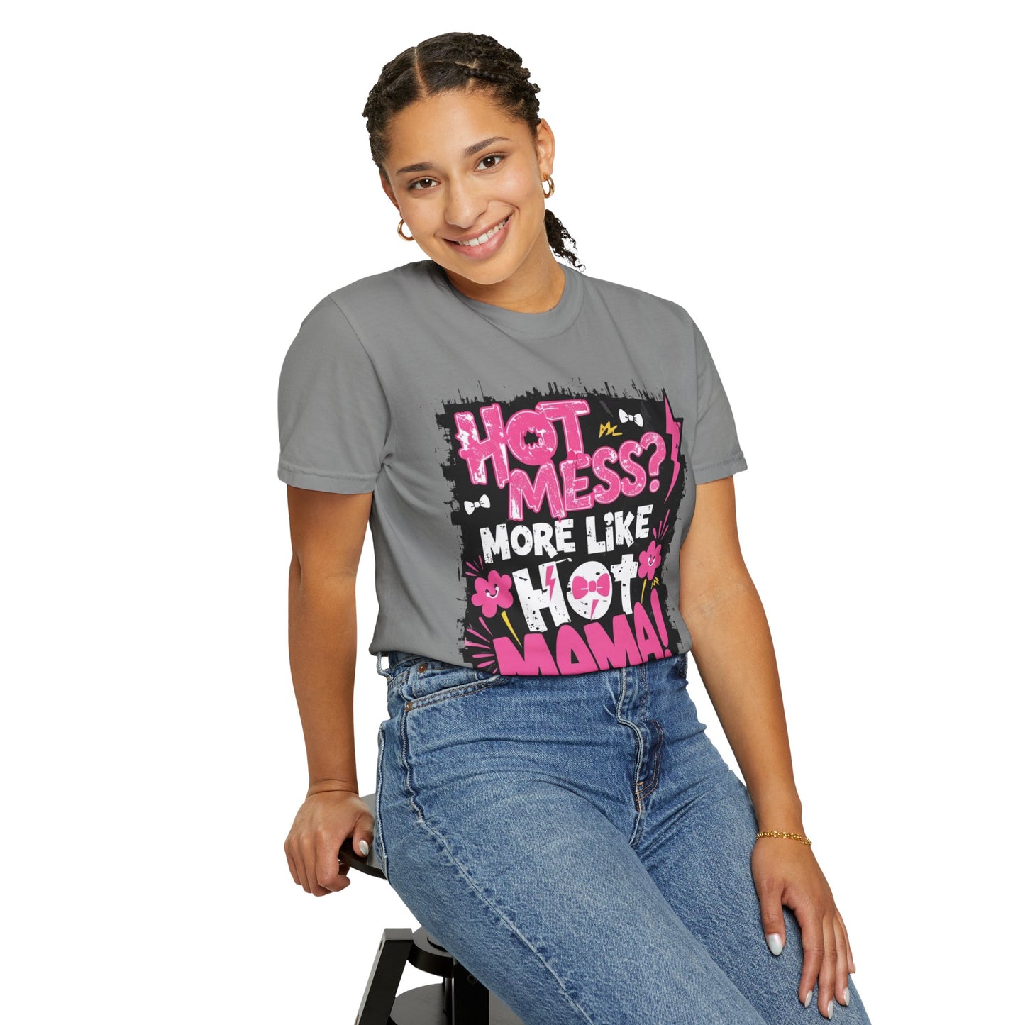 Hot Mama Graphic Unisex T-Shirt - Fun Casual Wear for Moms