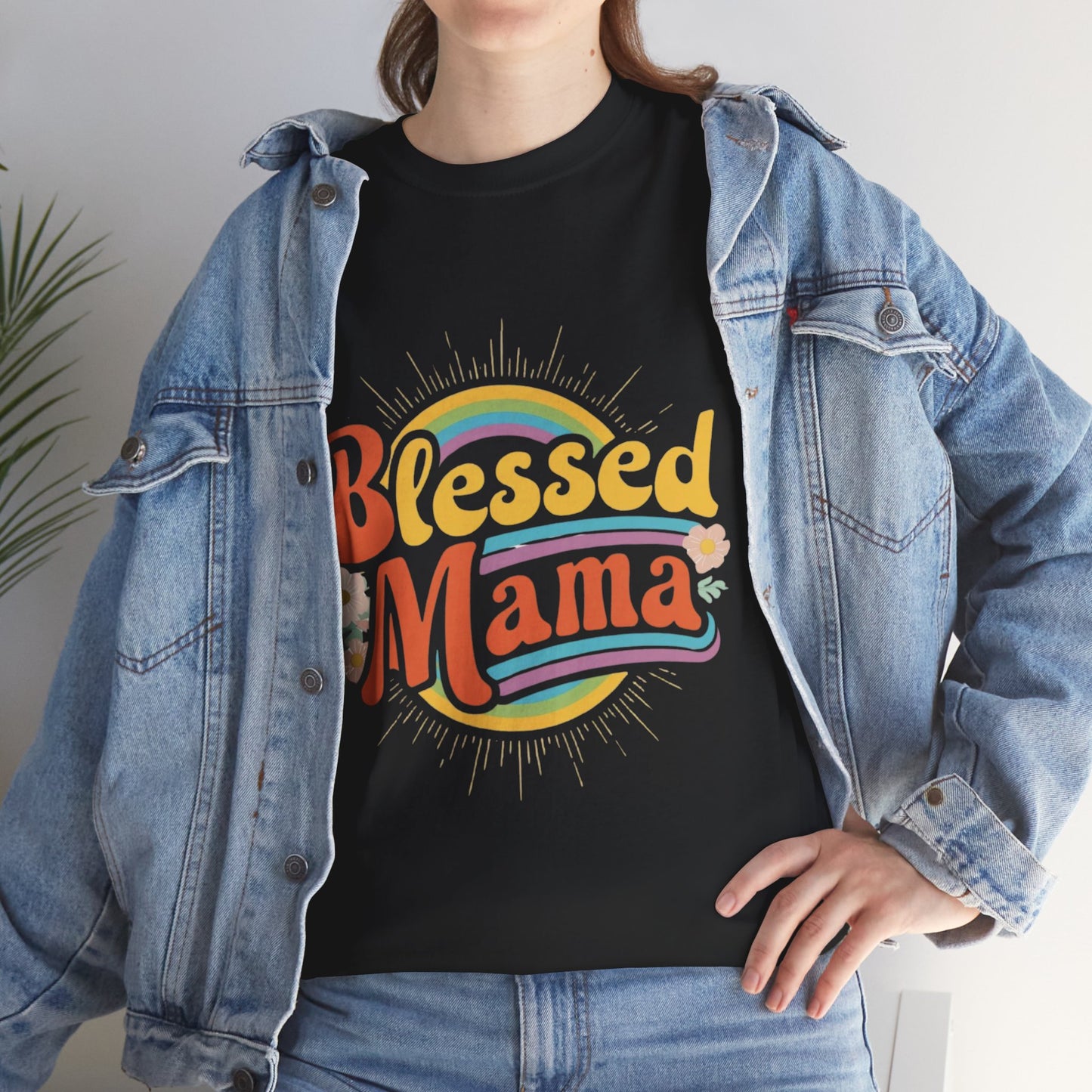 Blessed Mama Unisex Heavy Cotton Tee