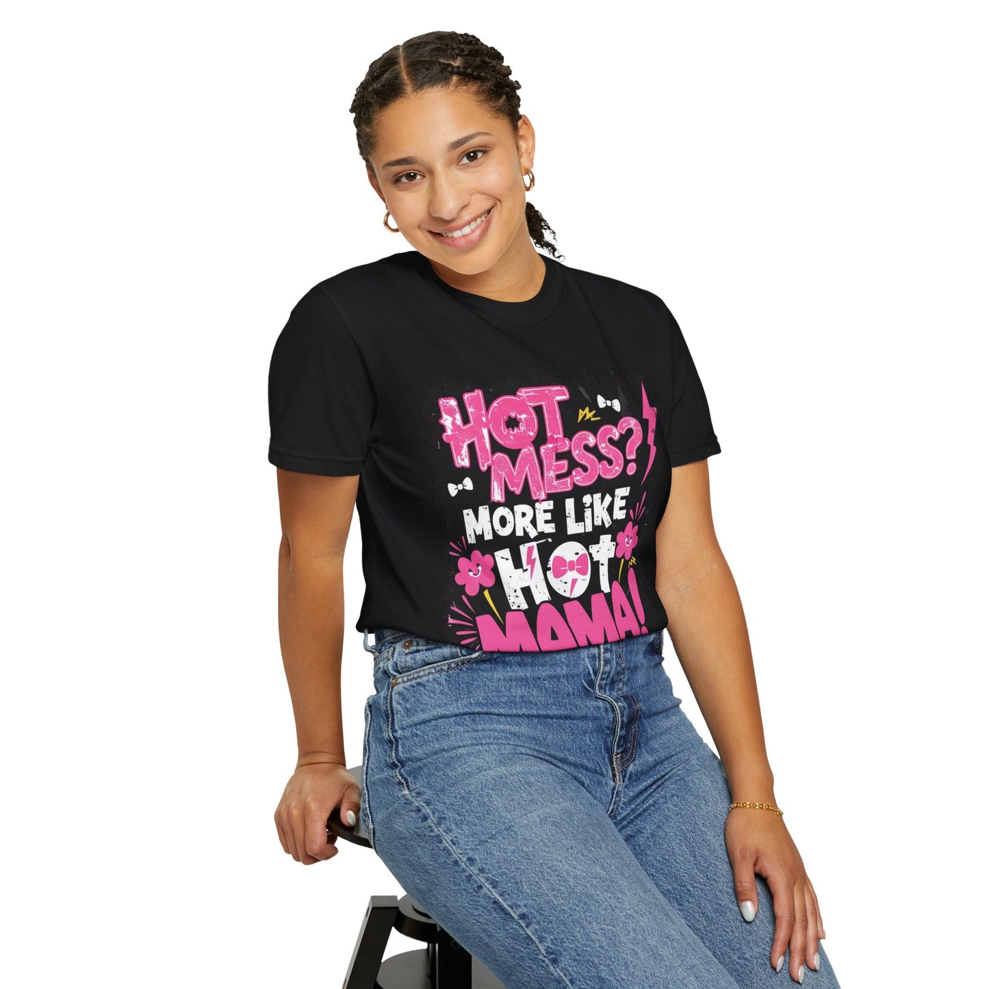Hot Mama Graphic Unisex T-Shirt - Fun Casual Wear for Moms