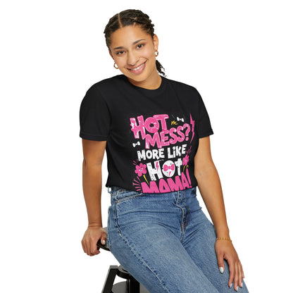 Hot Mama Graphic Unisex T-Shirt - Fun Casual Wear for Moms
