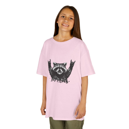 Unhinged & Feral Raccoon big Kids Tee