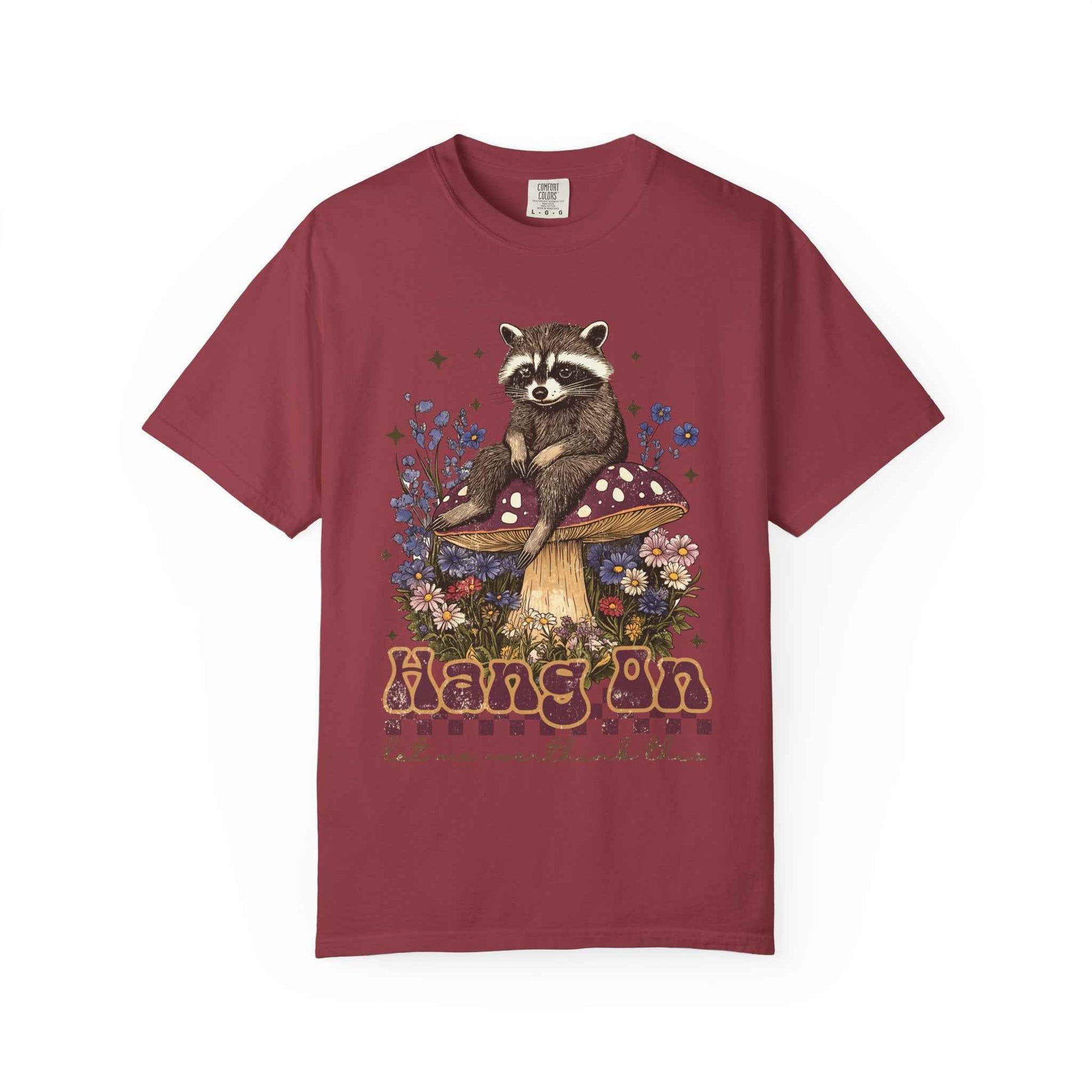 Whimsical Raccoon T-Shirt - "Hang On, Let Me Overthink This"
