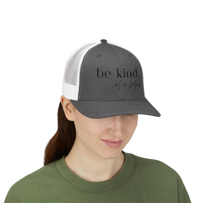 Be Kind Snapback Trucker Cap