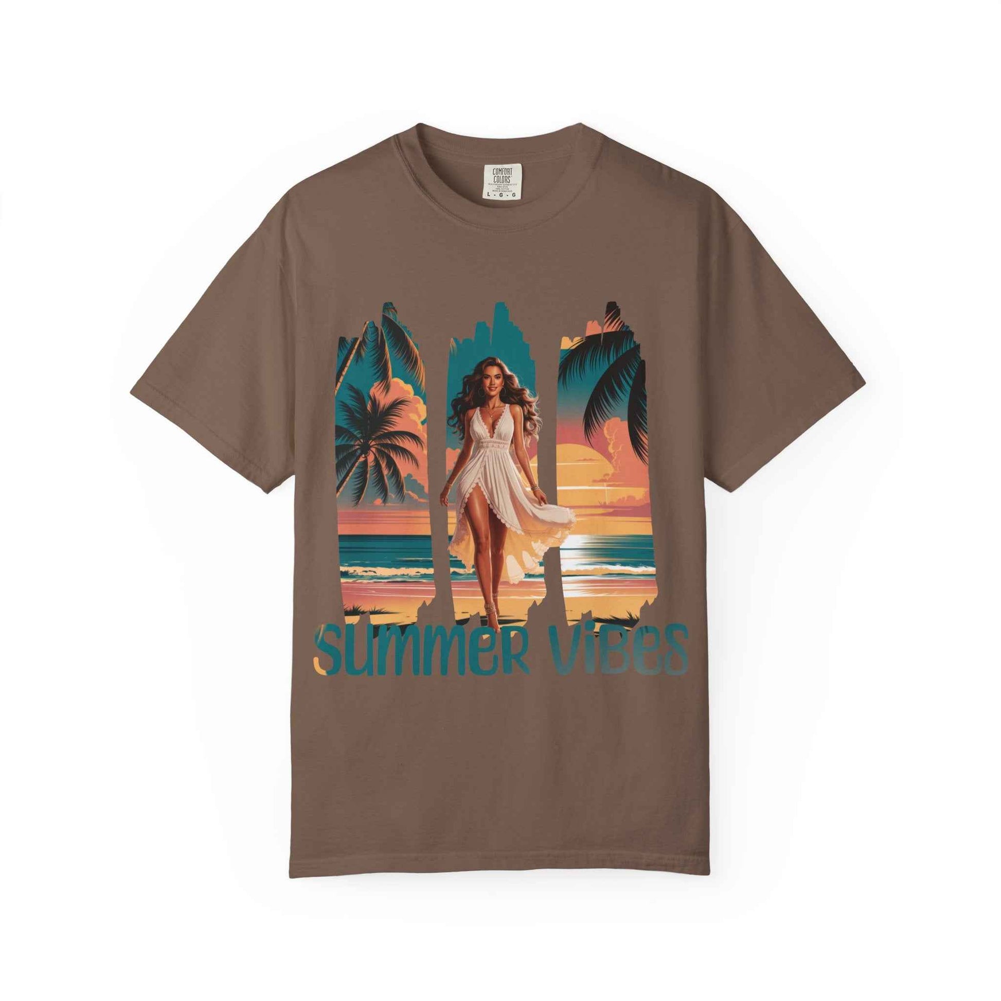 Summer Vibes Brush Stroke- Puerto Rico Beach Days & Vacation