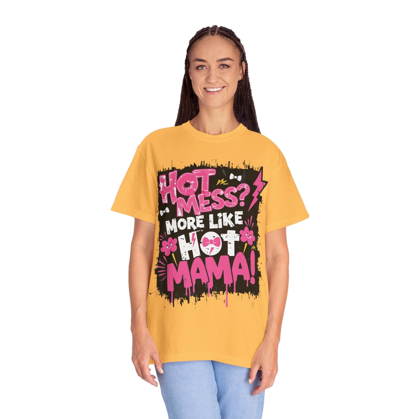 Hot Mama Graphic Unisex T-Shirt - Fun Casual Wear for Moms