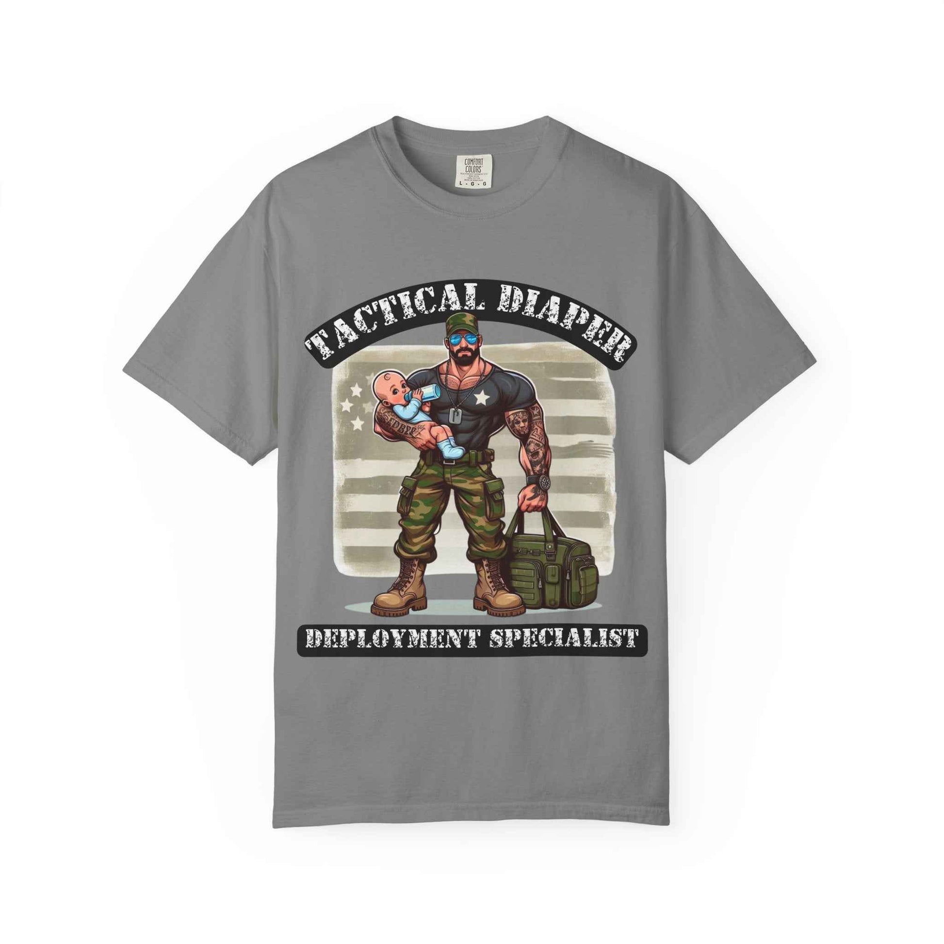 Tactical Dad T-Shirt - Black/White text