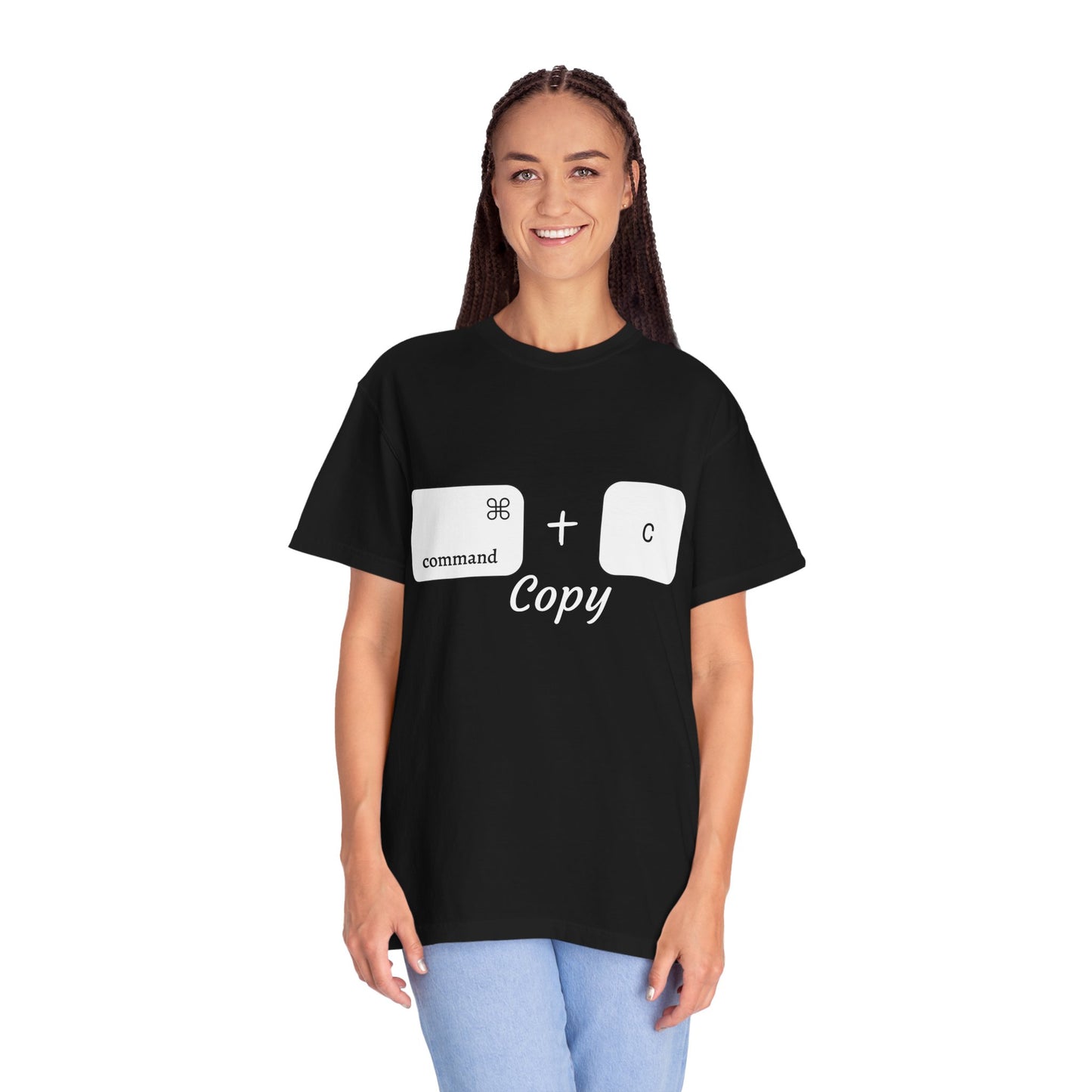 Command + C Copy T-Shirt (white)