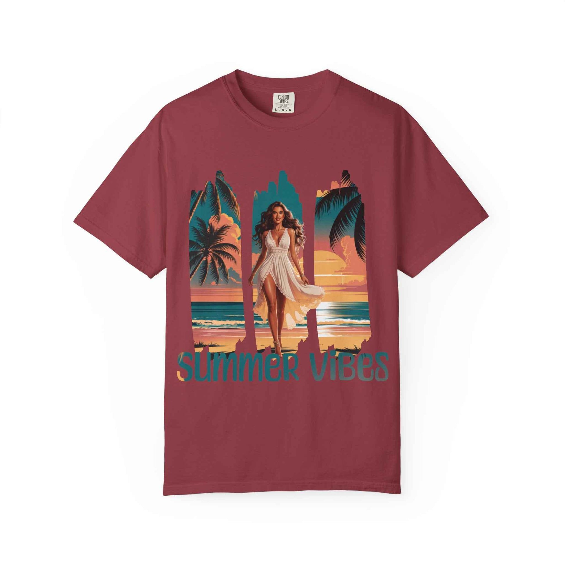 Summer Vibes Brush Stroke- Puerto Rico Beach Days & Vacation