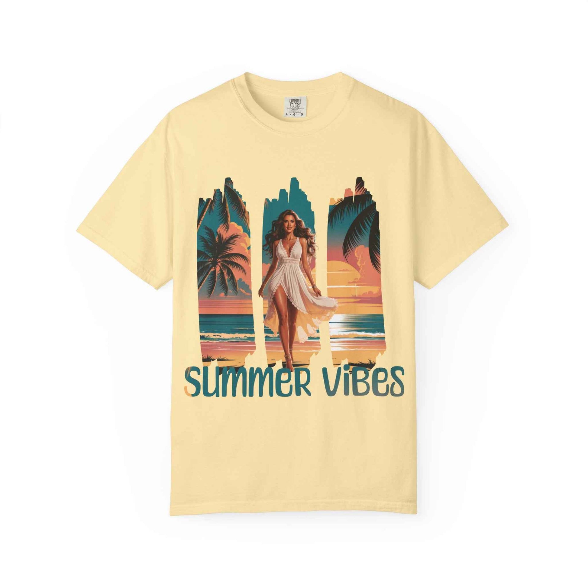 Summer Vibes Brush Stroke- Puerto Rico Beach Days & Vacation