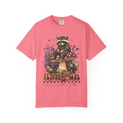 Whimsical Raccoon T-Shirt - "Hang On, Let Me Overthink This"