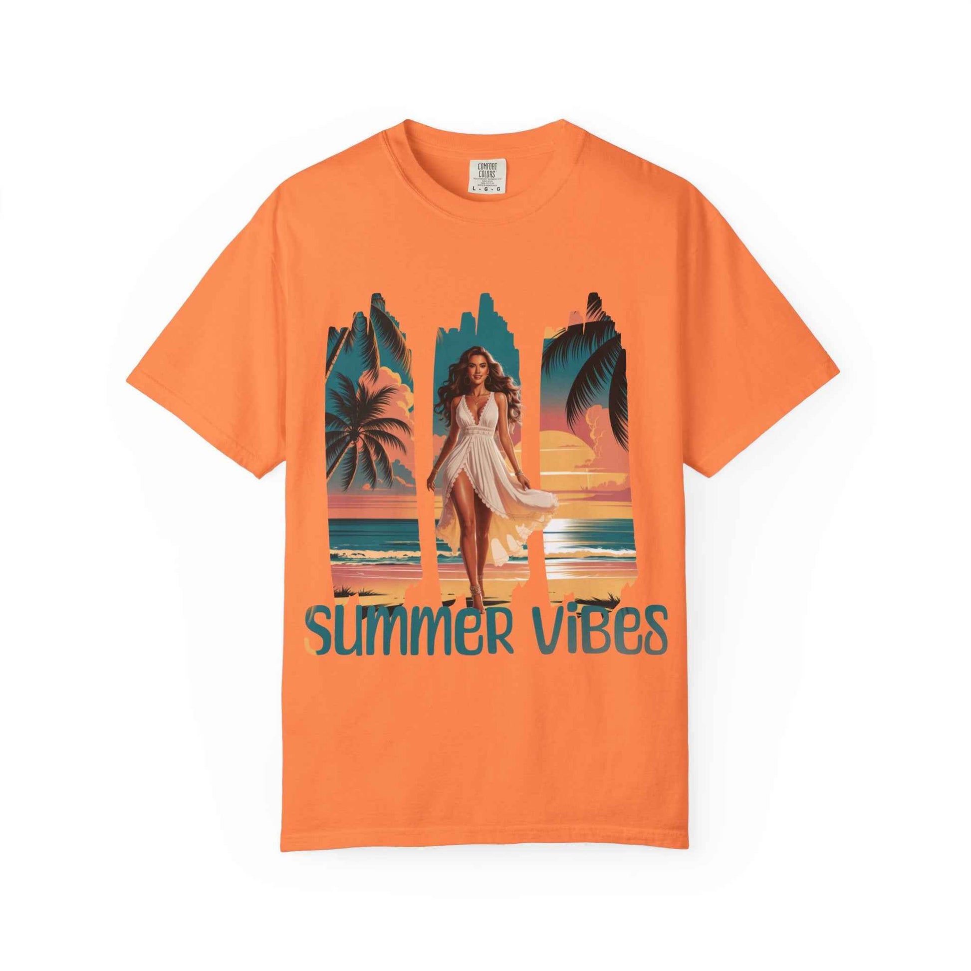 Summer Vibes Brush Stroke- Puerto Rico Beach Days & Vacation