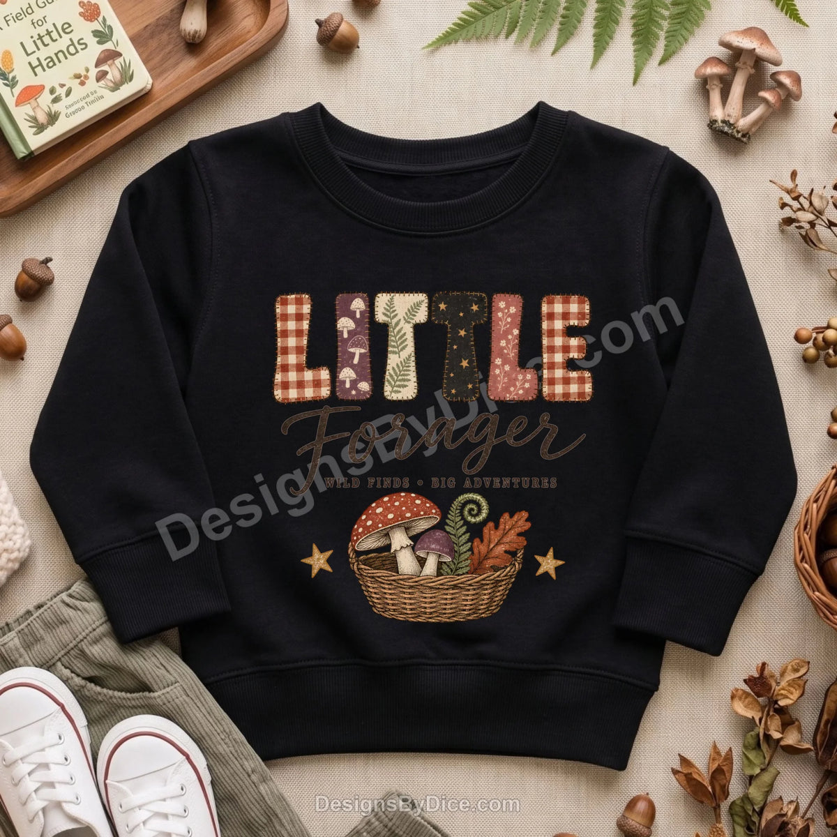 Toddler-blk-flt-forager