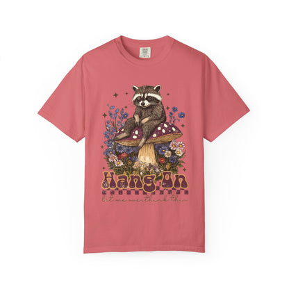 Whimsical Raccoon T-Shirt - "Hang On, Let Me Overthink This"