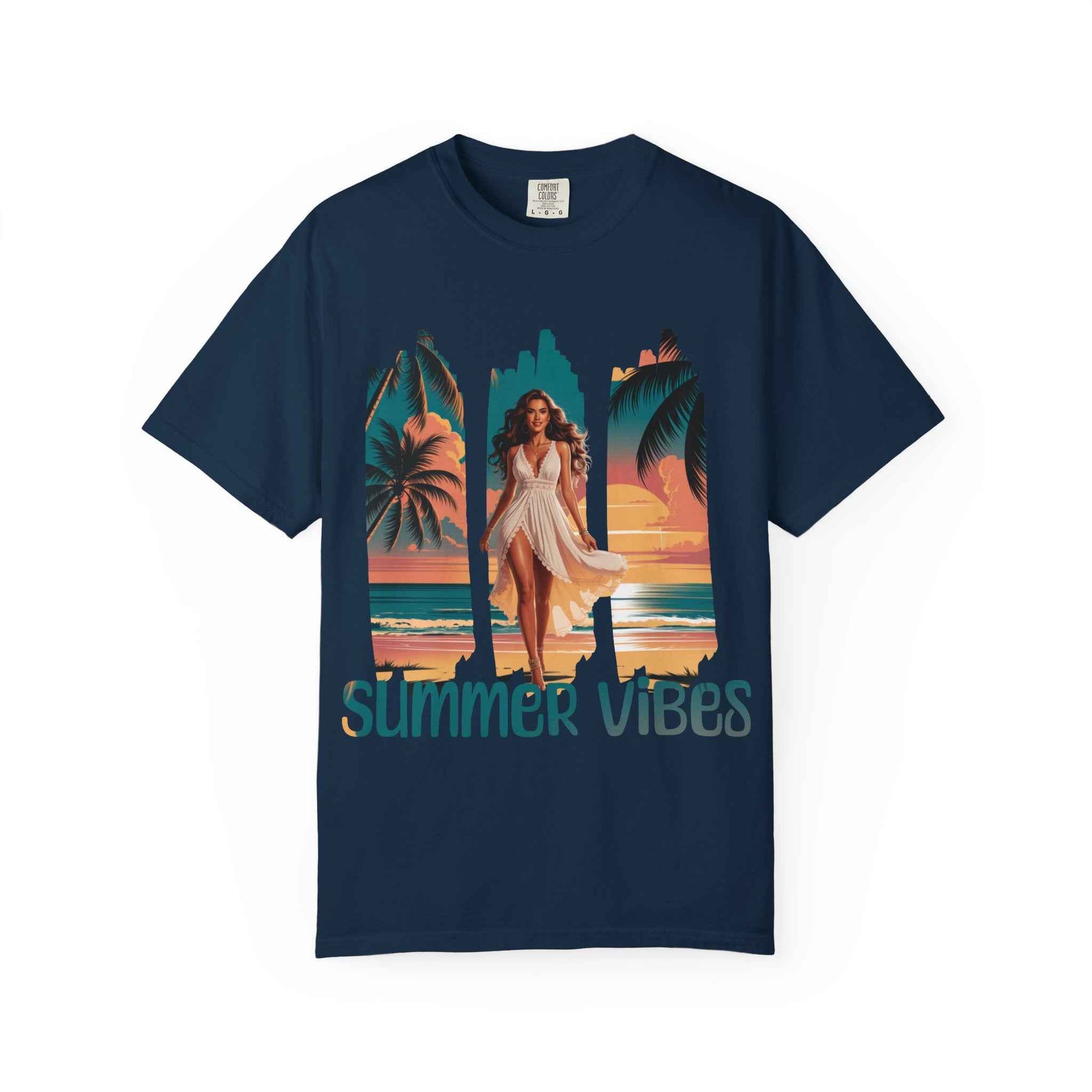 Summer Vibes Brush Stroke- Puerto Rico Beach Days & Vacation