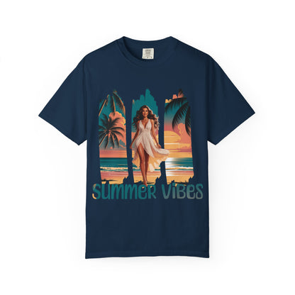 Summer Vibes Brush Stroke- Puerto Rico Beach Days & Vacation