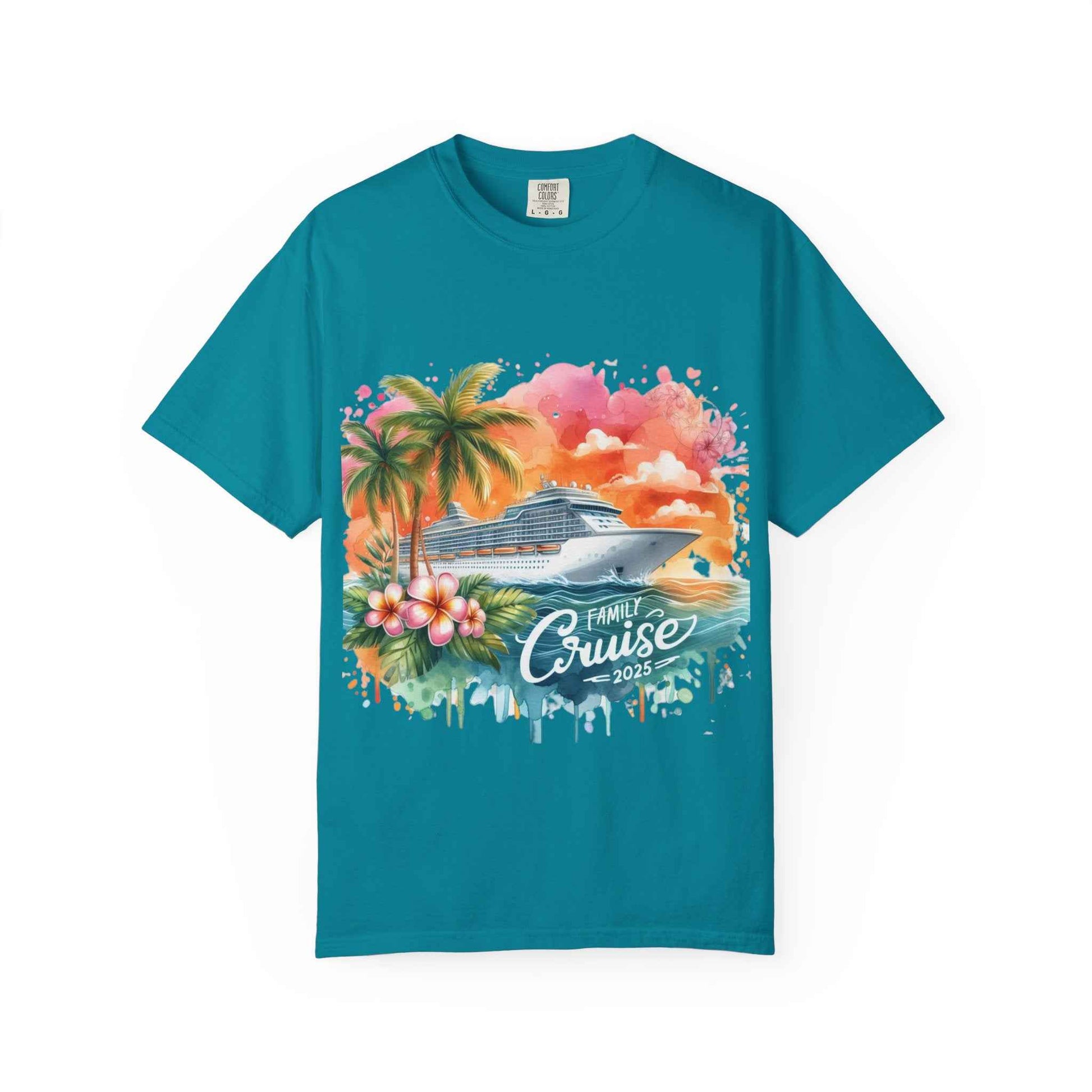 Family Cruise 2025 Watercolor T-Shirt
