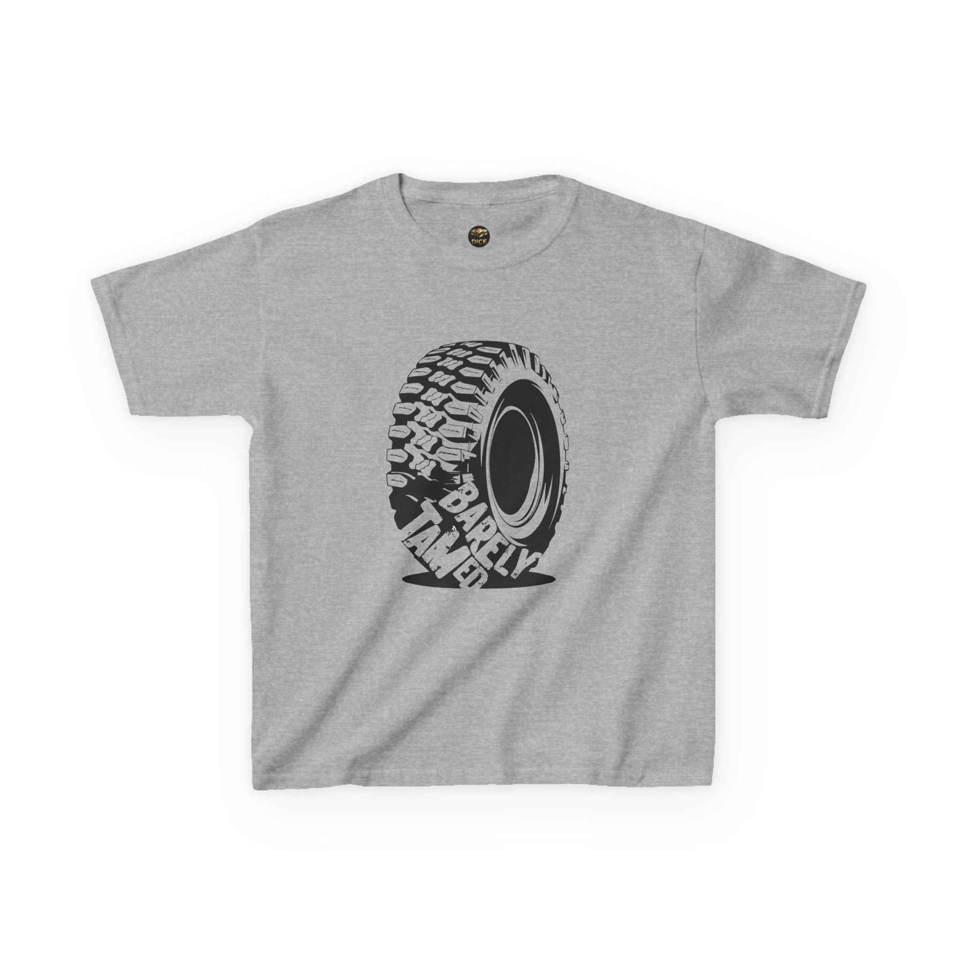 Barely Tamed Kids Tire Print Tee
