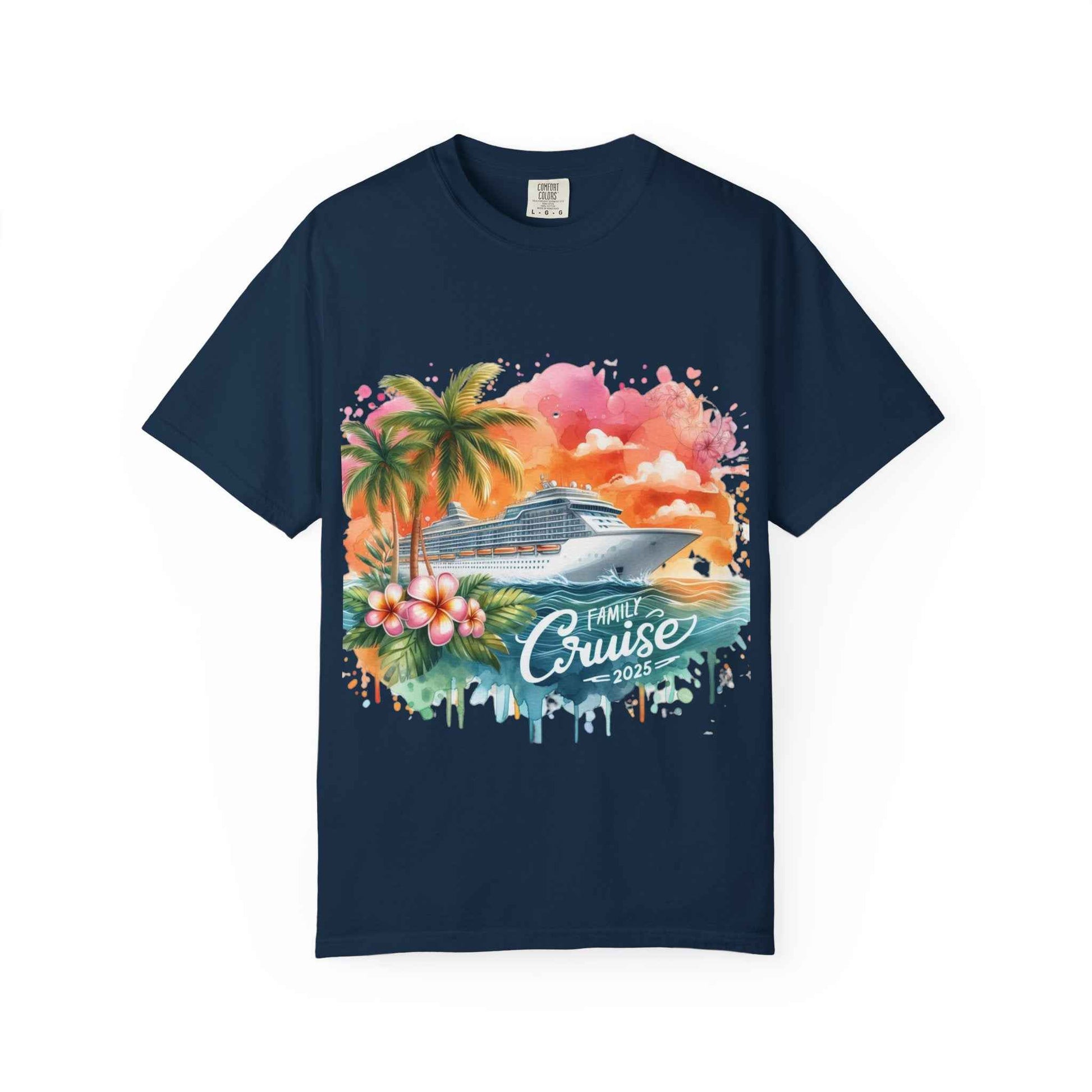 Family Cruise 2025 Watercolor T-Shirt