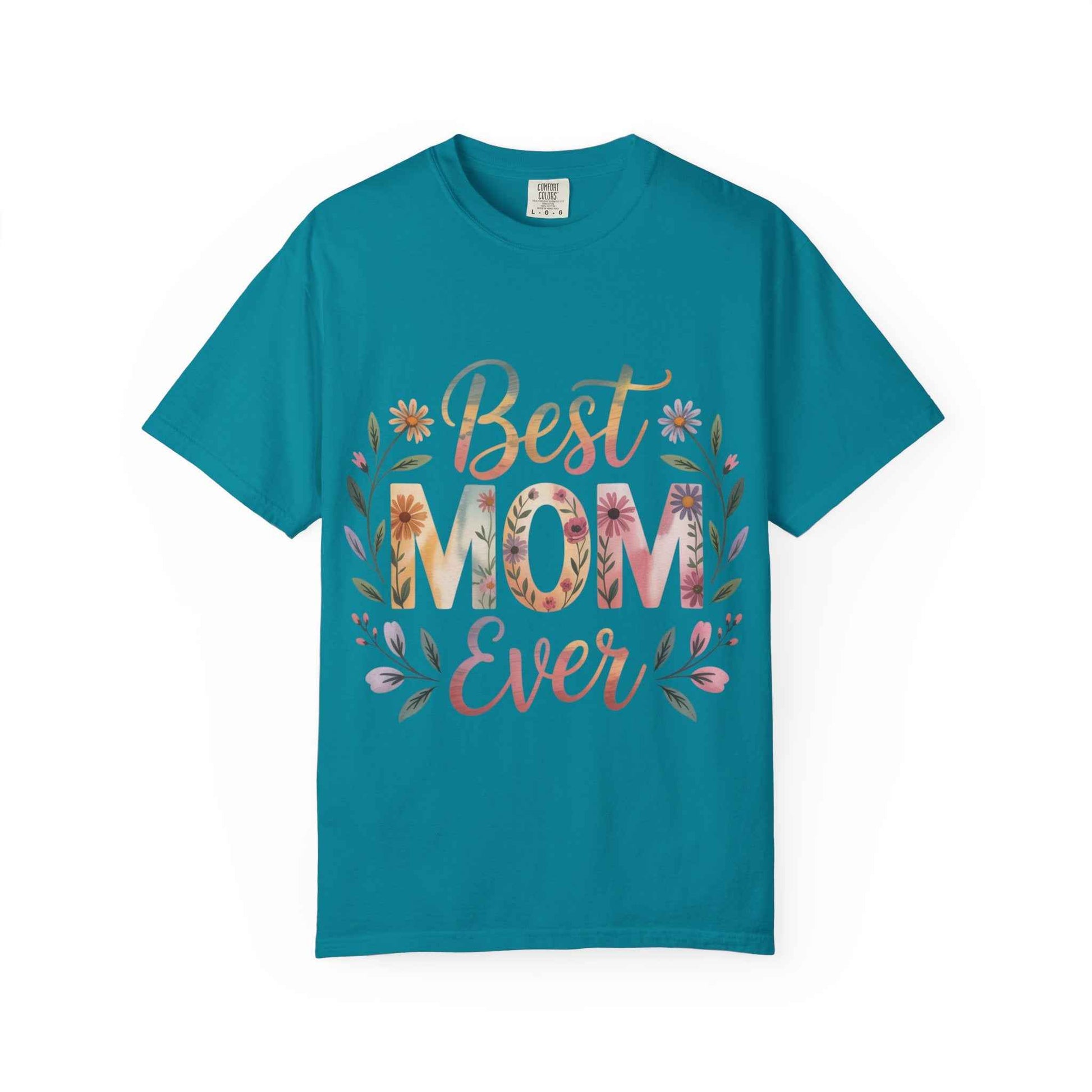 Floral Best Mom Ever T-Shirt