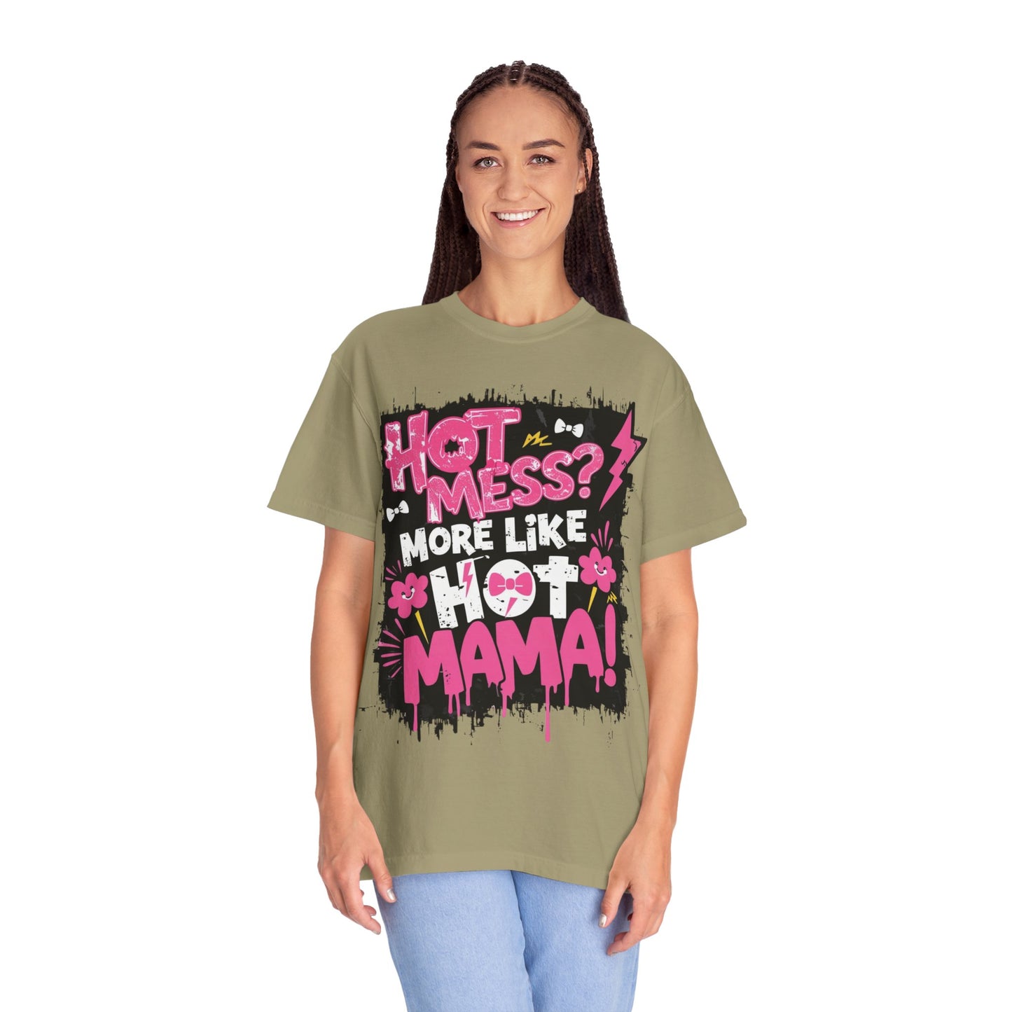 Hot Mama Graphic Unisex T-Shirt - Fun Casual Wear for Moms