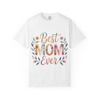 Floral Best Mom Ever T-Shirt