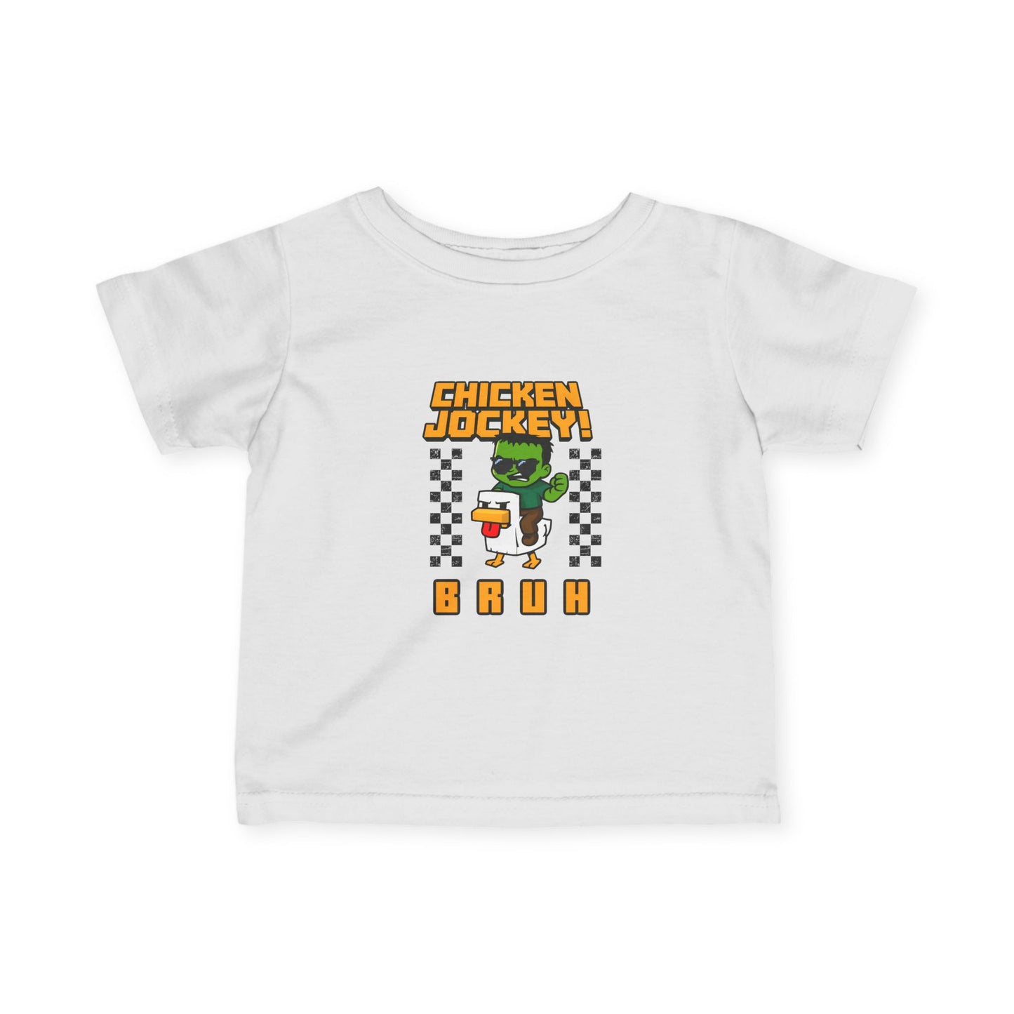 Funny Infant - Chicken Jockey Bruh T-Shirt