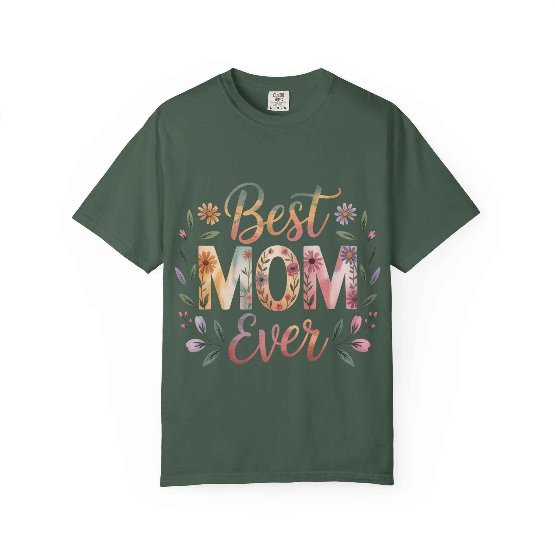 Floral Best Mom Ever T-Shirt