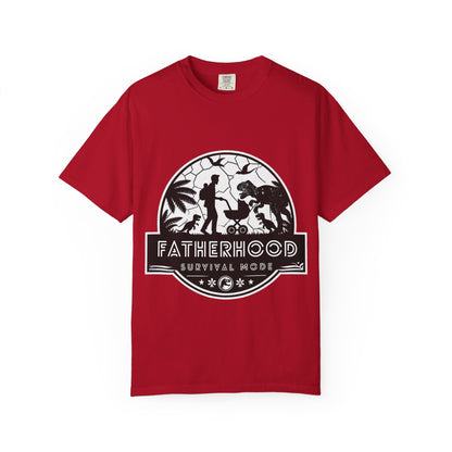 Fatherhood Survival Mode - Jurassic Park theme Graphic Tee